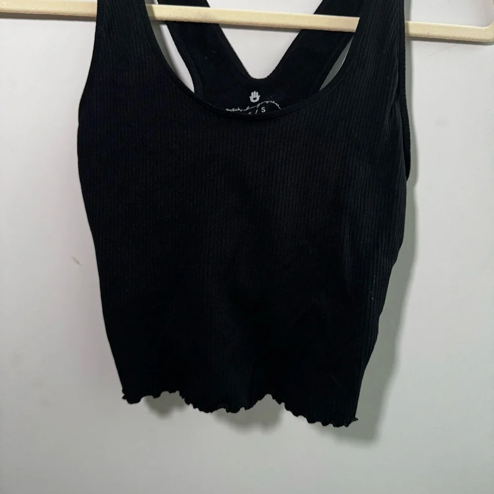 SPIRITUAL GANGSTER Amor Ribbed Crop Tank Sports Bra - XS / S - Picture 5 of 5